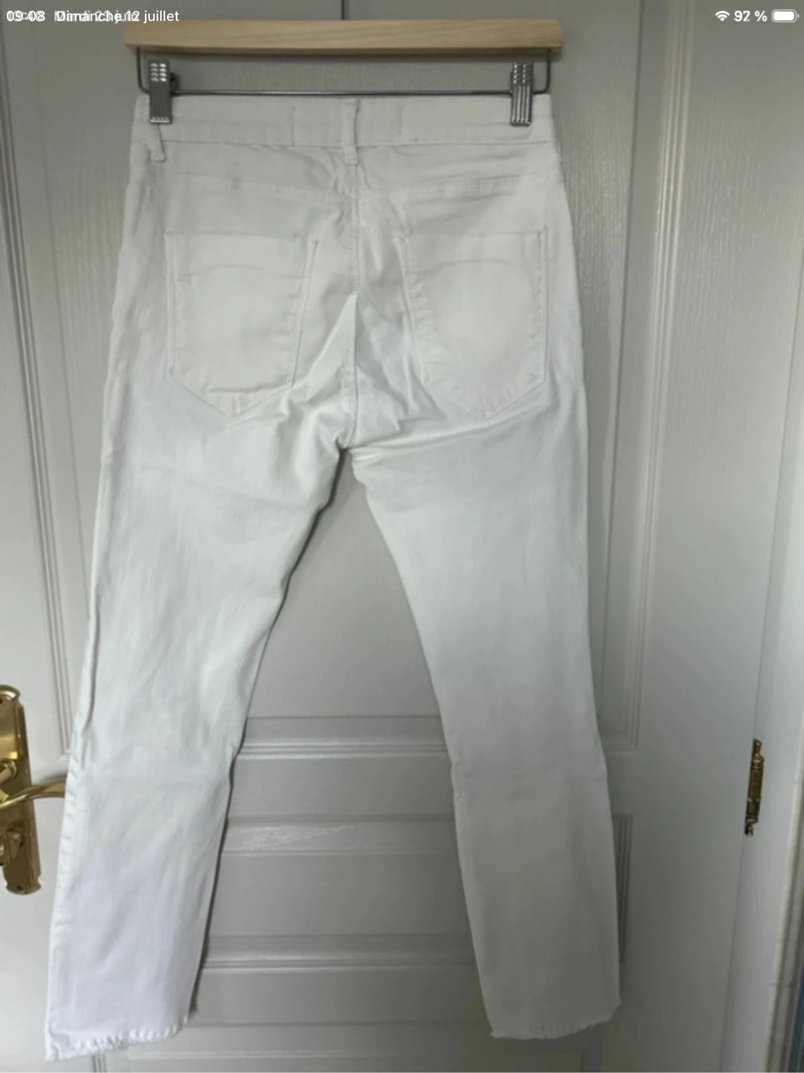 Jeans blanc agujereado de origen Denim Co.💕💕 – photo 6